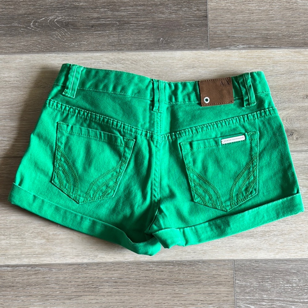 Armani Exchange Green Shorts - Picture 2 of 4